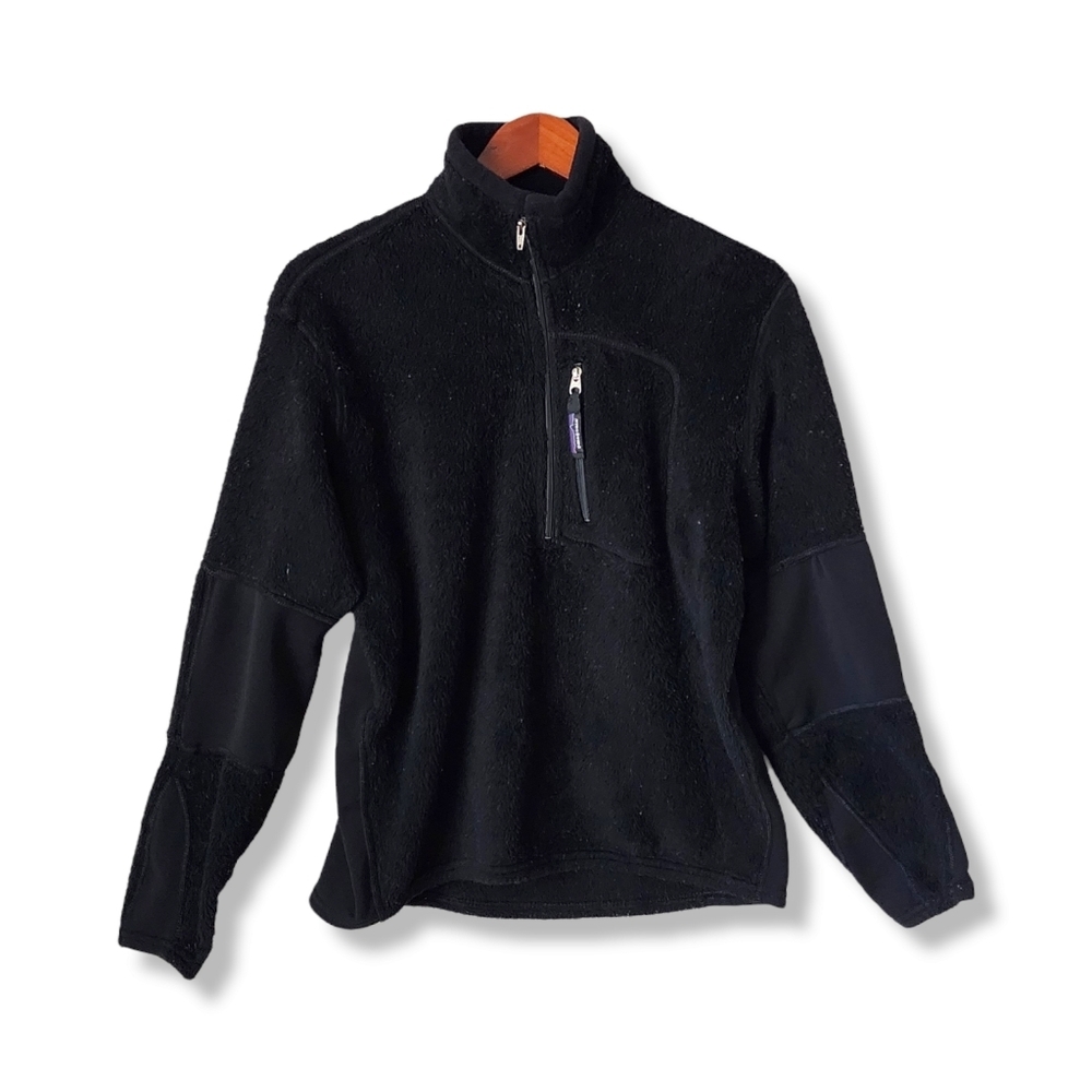 PATAGONIA x VINTAGE Regulator R4 Polartec Fleece in black USA MADE size Small